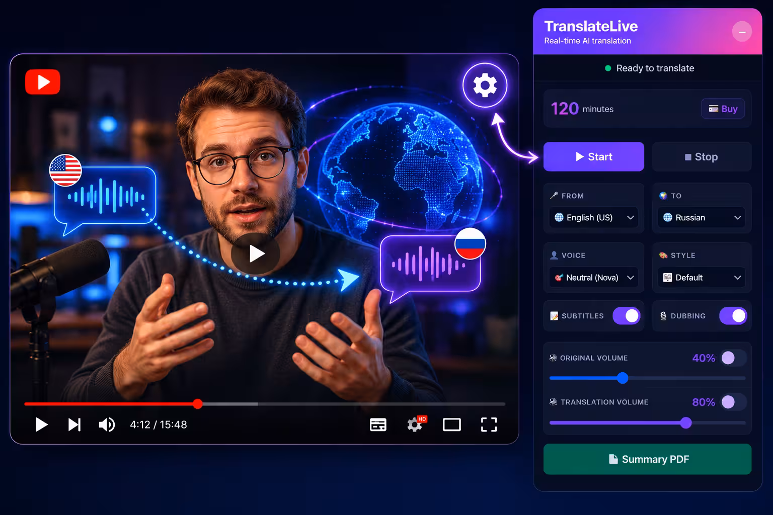 How to Translate Any Video to Any Language Automatically?